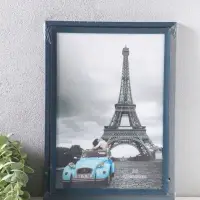 Фоторамка пластик формат А4 см "Остин" иссиня-чёрный 33,5х24,5х1,5 см