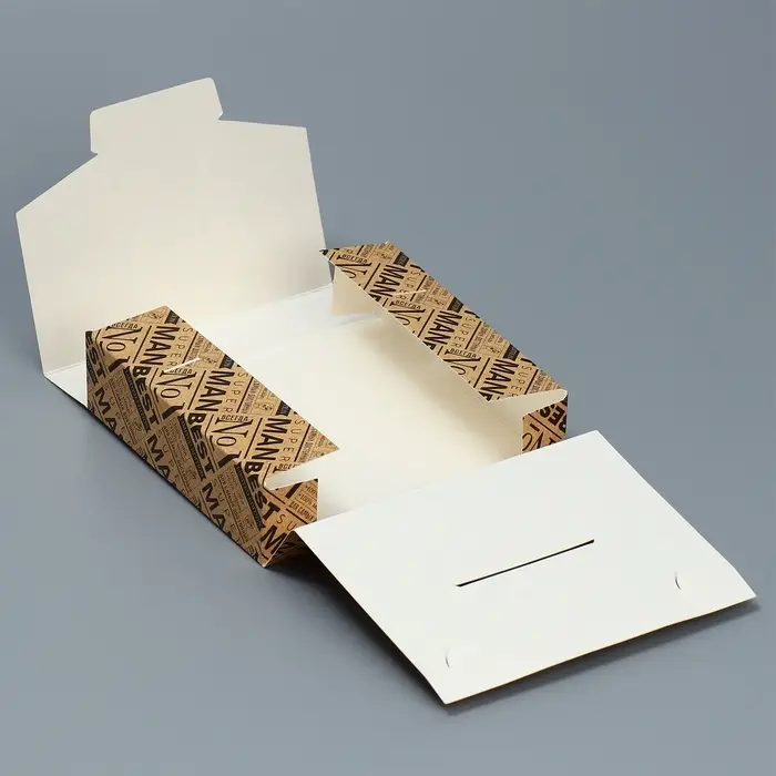 Коробка подарочная складная конверт, упаковка, «Best man», 15 х 15 х 4 см