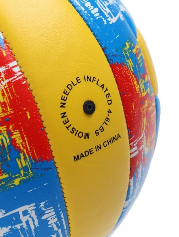 Волейбольный мяч ONLYTOP, машинная сшивка, 18 панелей, р. 5, PVC