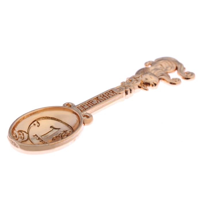 Кошельковый талисман: ложка загребушка «Денежная», 4,6 х 1,2 см.