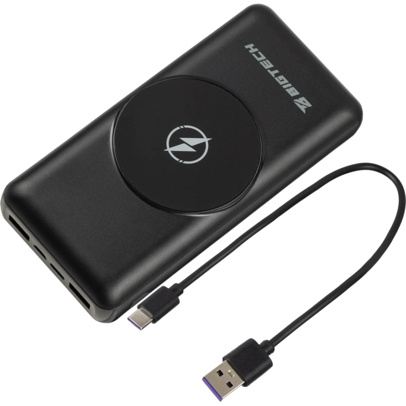 Внешний аккумулятор BigTech (BT-PB-20-BL-15) 20000 mAh черный