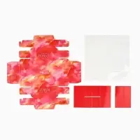 Коробка под 4 конфеты с ячейками &laquo;Яркие краски&raquo;, 10&times;10&times;3 см