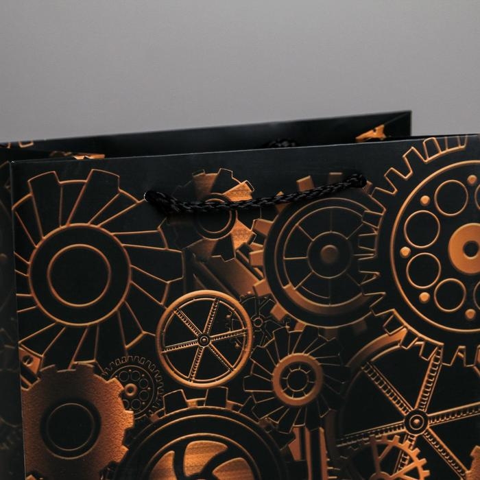 Пакет подарочный ламинированный вертикальный, упаковка, Steel, MS 18 х 23 х 10 см Пакет подарочный ламинированный вертикальный, упаковка, Steel, MS 18 х 23 х 10 см