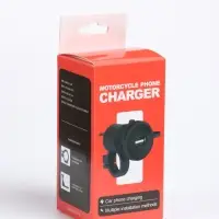 Зарядное устройство на руль мотоцикла, USB, 1.5 А, 24 В, провод 120 см