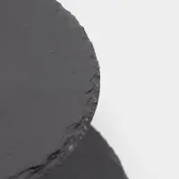 Этажерка для фруктов и десертов Magistro Valley, 2 яруса, d=25/20&times;24 см, сланец, чёрная