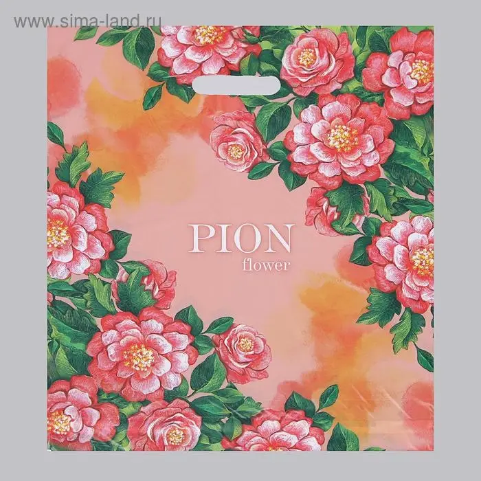 Пакет «Впечатление», полиэтиленовый с вырубной ручкой, 45 мкм, 40×47 см