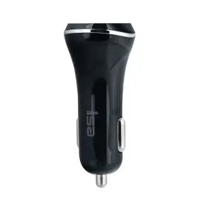 Автомобильное зарядное устройство с кабелем USB на MicroUSB + 2 USB 2.1A AZ-08 ISA черное