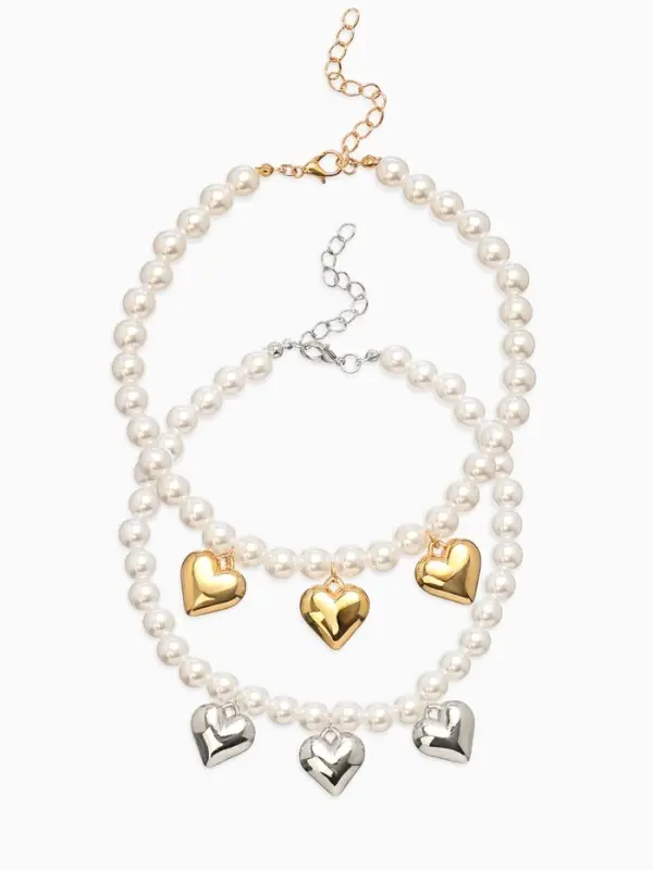 Обвес на штаны «Сердечки», набор 2 шт. цветной Обвес на штаны «Сердечки», набор 2 шт. цветной