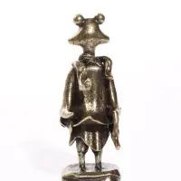 Фигурка декоративная &laquo;Лягушонок - принц&raquo;, металл, 1.8&times;2.3&times;5.7 см