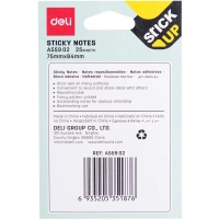 Стикеры с клеевым краем Deli 75x84 мм,25 листов, цвет и форма в асс-те &nbsp;