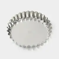 Форма для выпечки, d=21.2 см, h=4 см, жесть, серебристая