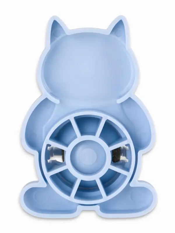 Игрушка для кошек из кошачьей мяты  Игрушка для кошек из кошачьей мяты "Большой Кот" на основании, 4,5х6х6 см, синий