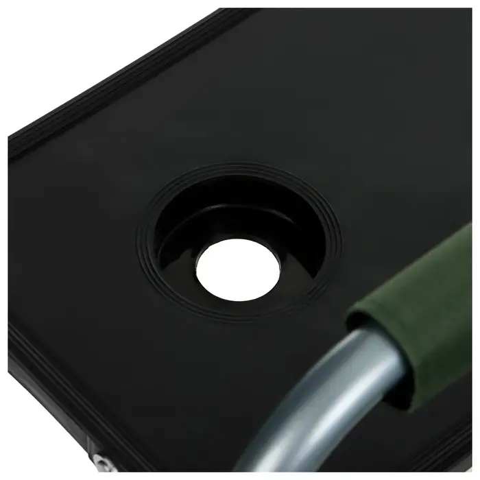 Кресло складное со столом, 54&times;45&times;78 см, до 120 кг, зелёное