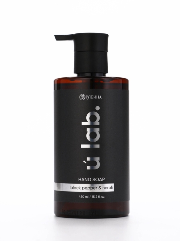 ULAB Жидкое мыло для рук "Черный перец и нероли", 450 мл