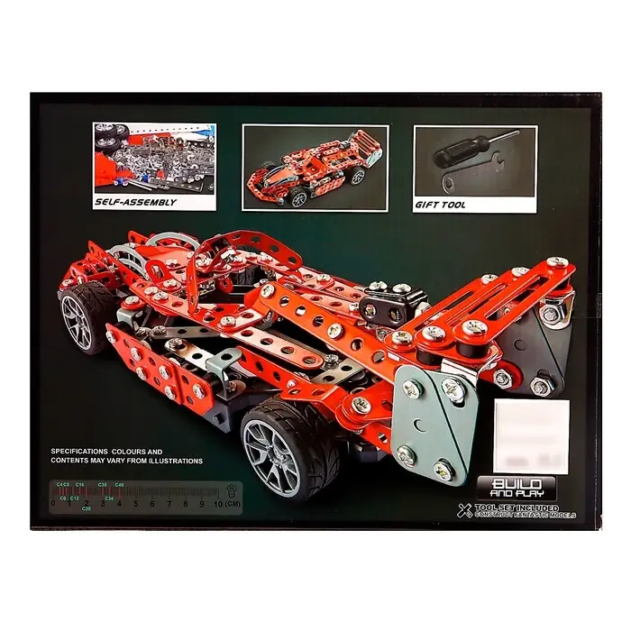 Конструктор металлический &laquo;Машина. Гонка&raquo;, 287 деталей