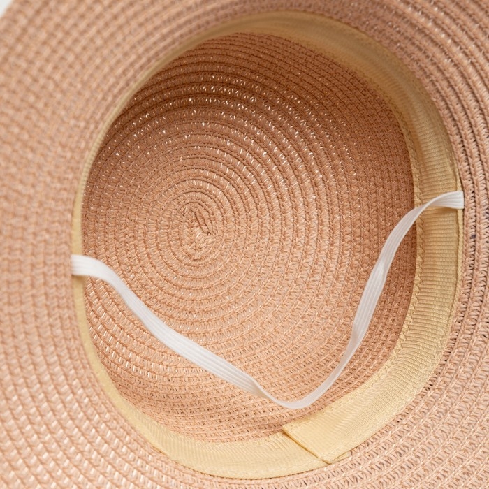 Шляпа для девочки MINAKU, цв. пудра, р-р 54 Шляпа для девочки MINAKU, цв. пудра, р-р 54