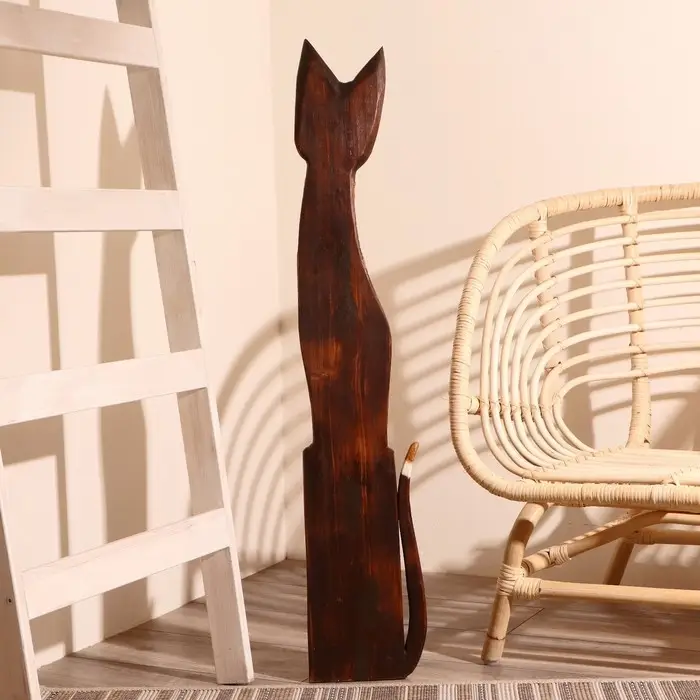 Сувенир дерево "Кошка ажурная. Восточная сказка" 100х18х6,5 см