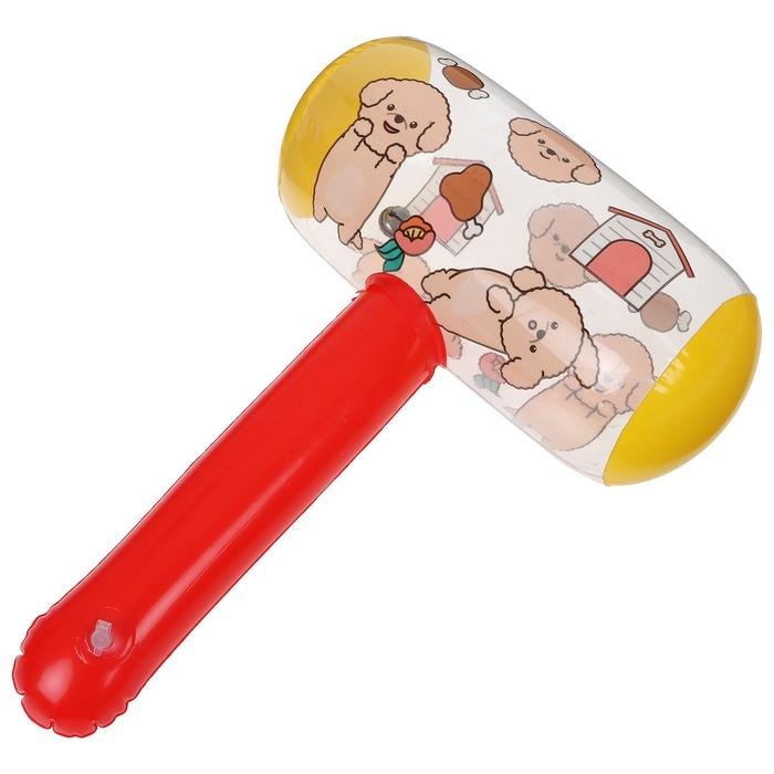 Игрушка надувная «Молоток», со звуком, 40 см, цвета МИКС Игрушка надувная «Молоток», со звуком, 40 см, цвета МИКС