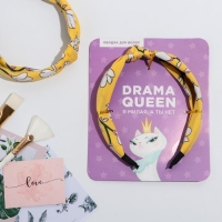 Ободок «Drama Queen» для волос