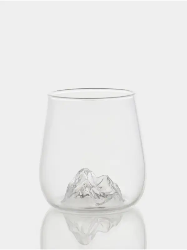 Стакан &laquo;Гора&raquo;, 380 мл, стекло, прозрачный