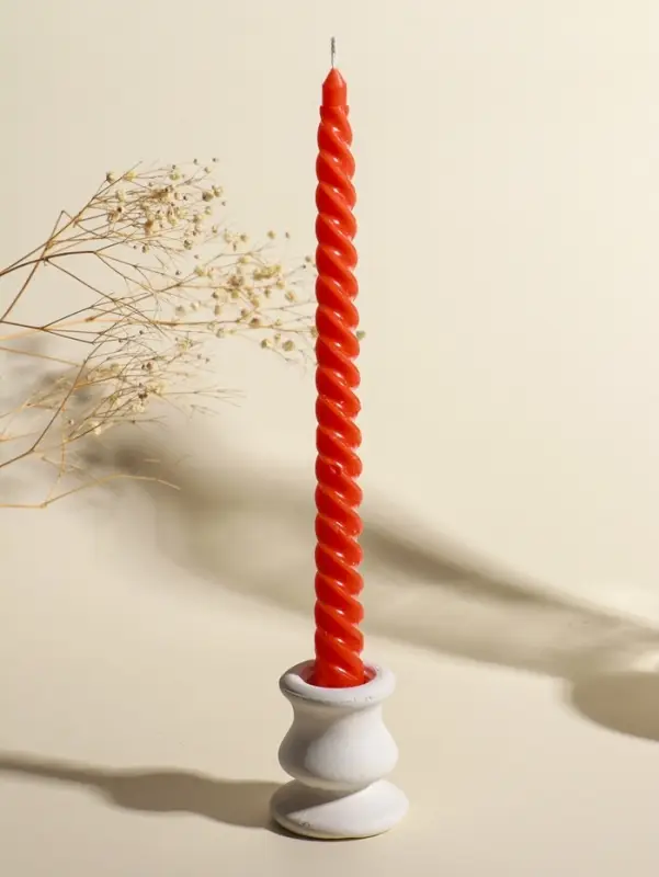 Набор свечей витых, 2х25 см, 4 шт, палитра оранжевого 25,5х8,8х2,4 см Набор свечей витых, 2х25 см, 4 шт, палитра оранжевого 25,5х8,8х2,4 см