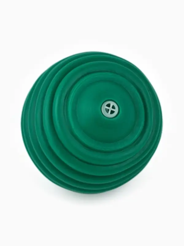 Игрушка пищащая Игрушка пищащая "Мячик, горизонтальные полоски", 5,5 см темно-зеленая