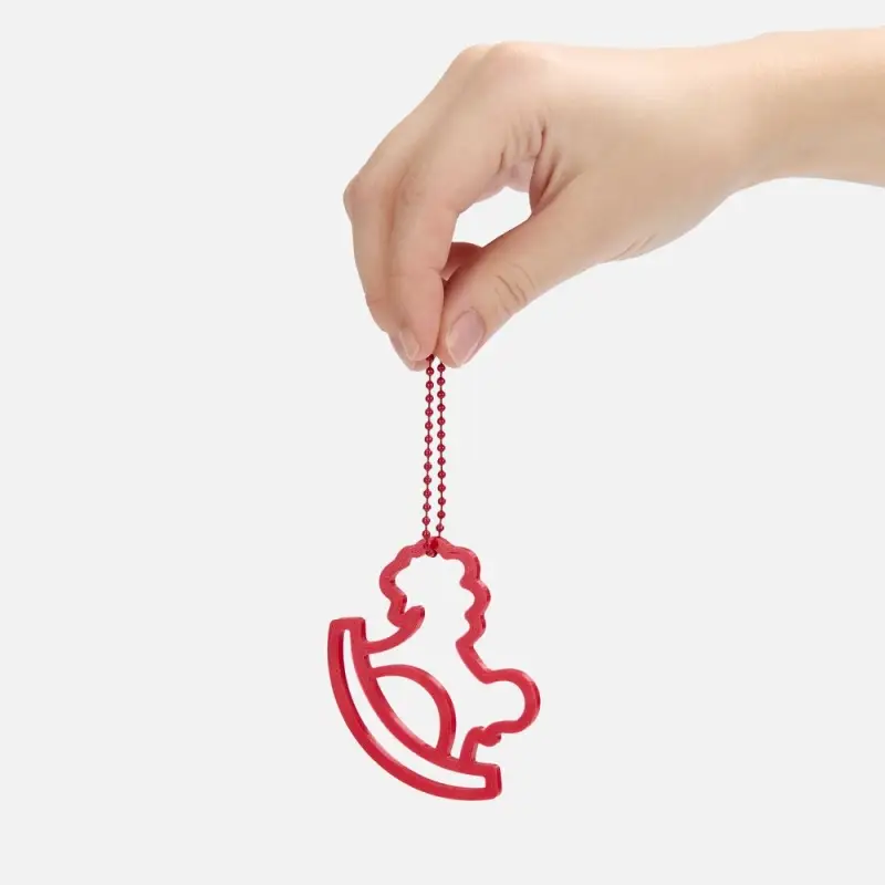 Подвеска &laquo;Лошадка-качалка&raquo;, 3D-печать, красная