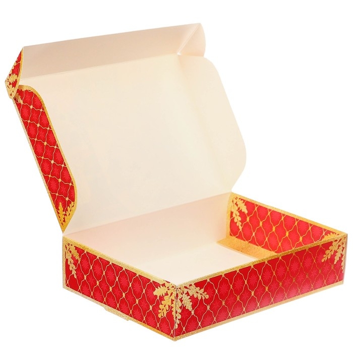 Новый год. Коробка подарочная, Новый год. Коробка подарочная, "С Новым годом", 21 х 15 х 5 см, Холодное сердце