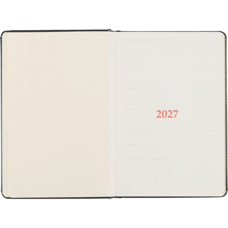 Ежедневник датированный 2027 Attache А5 168л 143x210 зелен(золотистый срез)