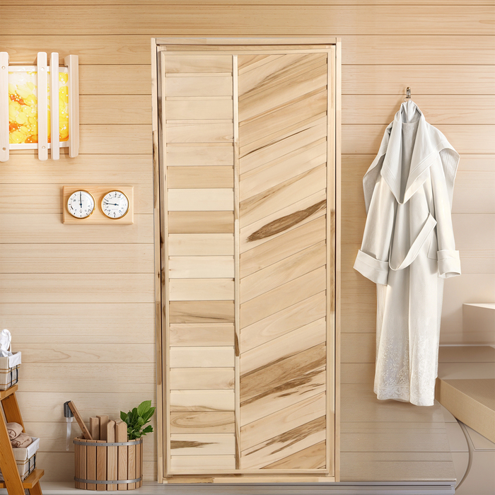 Дверь для бани глухая, сорт Дверь для бани глухая, сорт "С" 170х80 см.