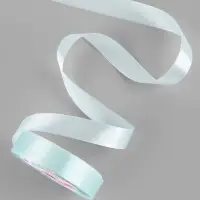 Лента атласная, 20 мм, 23&plusmn;1 м, нежно-голубая №13