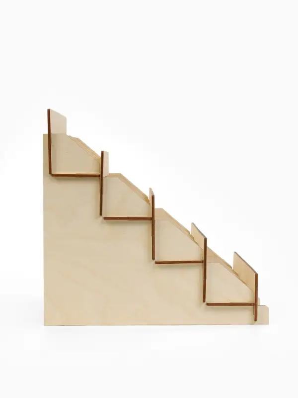 Подставка под открытки 12 ячеек по 10.8 см, 34.5&times;23&times;25 см, толщина 3 мм, бежевая