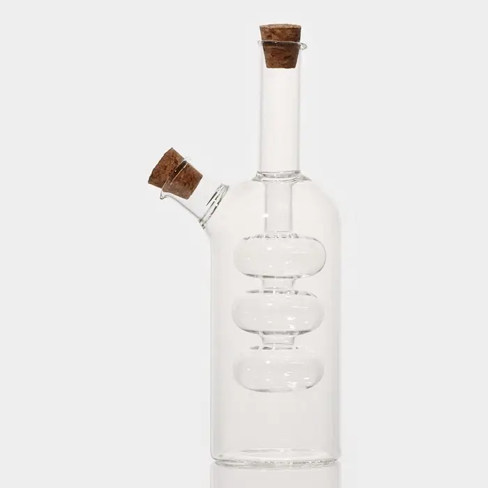 Бутылка для соуса и масла 2 в 1 &laquo;Фьюжн&raquo;, 250/100 мл, 8&times;6&times;20 см