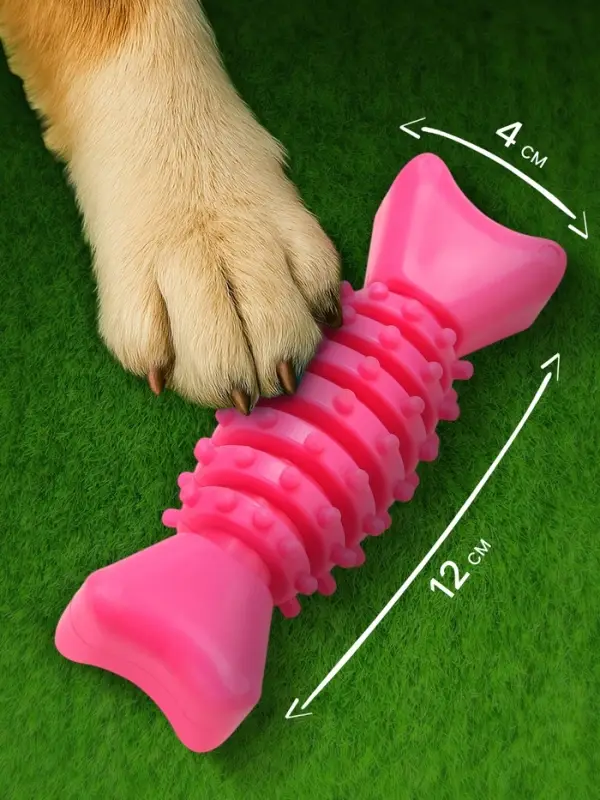 Жевательная игрушка для собак &laquo;Конфетка&raquo;, 2 см, TPR, розовая