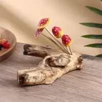 Сувенир &laquo;Коряга с грибочками&raquo;, 30&times;10&times;17 см, дерево албезия