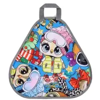 Ледянка мягкая треугольная Sova, голубой, рисунок МИКС Ледянка мягкая треугольная Sova, голубой, рисунок МИКС