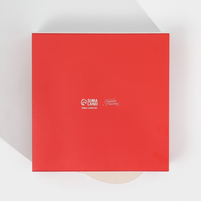 Коробка подарочная новогодняя складная «Дедушка Мороз», 15 х 15 х 8 см, Новый год Коробка подарочная новогодняя складная «Дедушка Мороз», 15 х 15 х 8 см, Новый год