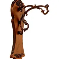 Часы настенные интерьерные &laquo;Сабатини&raquo;, двусторонние, на подвесе, плавный ход, 35&times;30 см, d=19.5 см, от батарейки 1хАА