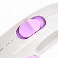 Рулетка - поводок для собак, лента 3 м, серая/сиреневая