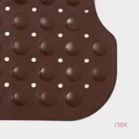 Коврик противоскользящий в ванну Доляна &laquo;Пузырьки&raquo;, на присосках, 39&times;101 см, МИКС