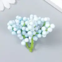 Декор для творчества веточка "Голубые шарики" 6х7 см Декор для творчества веточка "Голубые шарики" 6х7 см