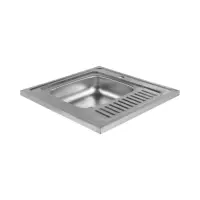 Мойка кухонная ZEIN, накладная, левая, 0.4 мм, 60*60*16 см, 1 1/2&rsquo;&rsquo;, без сифона