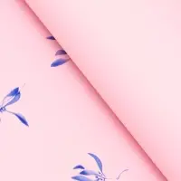 Пленка для цветов, &laquo;Эскиз&raquo;, розовый с голубым, 57&times;57 см