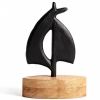 Сувенир интерьерный &laquo;Парусник&raquo;, 17&times;6&times;25 см, алюминий, дерево