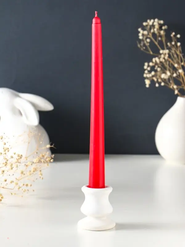 Свечи конические 2,2х24 см (набор 4 шт) 50 гр, 8 ч, цв. МИКС Свечи конические 2,2х24 см (набор 4 шт) 50 гр, 8 ч, цв. МИКС