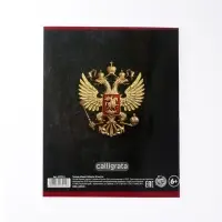 Предметная тетрадь по литературе Calligrata &laquo;Герб&raquo;, 48 листов, в линейку, со справочным материалом, обложка из мелованного картона
