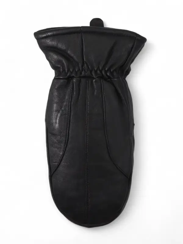 Перчатки мужские, утеплит иск мех, цв.черный р-р 11,5 см