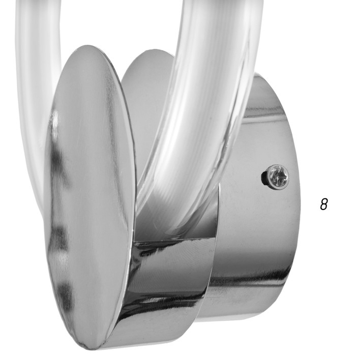 Бра 1792/1 LED 20Вт 4000К хром 20х22 см