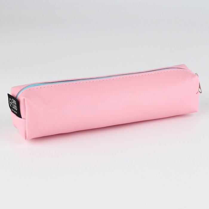 Пенал школьный из искусственной кожи «1 сентября: Розовый» , 19 х 8 х 3 см Пенал школьный из искусственной кожи «1 сентября: Розовый» , 19 х 8 х 3 см