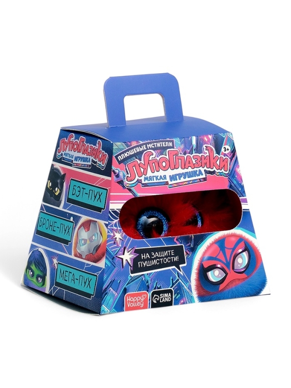 Мягкая игрушка «Лупоглазики. Плюшевые мстители: Спайди-пух» Мягкая игрушка «Лупоглазики. Плюшевые мстители: Спайди-пух»